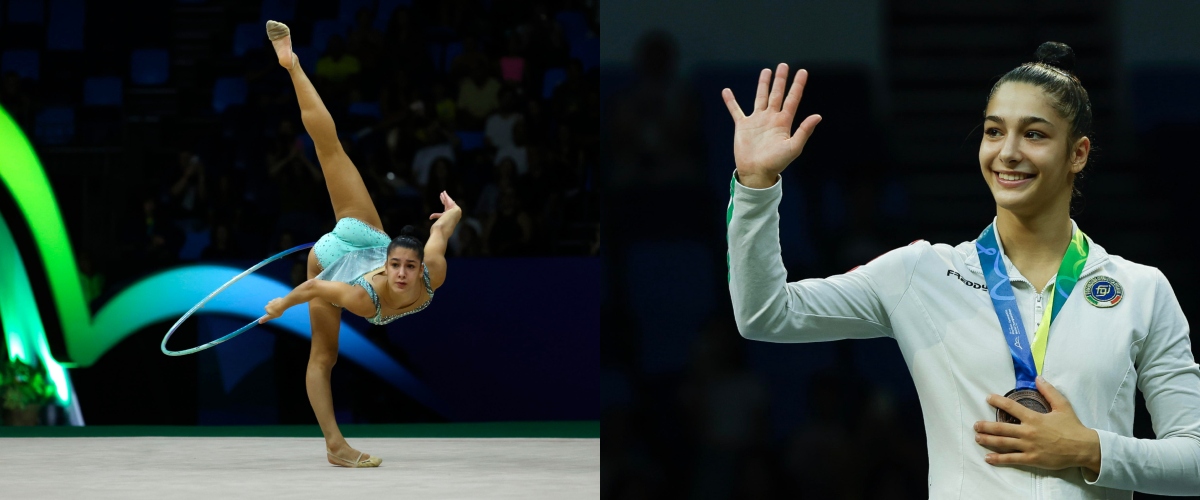 sofia raffaeli 232 un lampo tricolore ai mondiali di ginnastica ritmica un oro e un bronzo in 60 minuti
