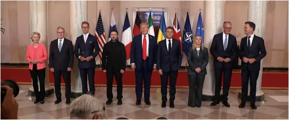 Ucraina, Trump a Zelensky: Kiev non sarà sola. «Garanzie di sicurezza? Anche noi americani siamo coinvolti». Meloni: inizia una nuova fase (video) Ucraina, Trump a Zelensky: Kiev non sarà sola. «Garanzie di sicurezza? Anche noi americani siamo coinvolti». Meloni: inizia una nuova fase (video)