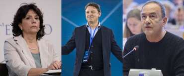 Donatella Di Cesare, Pasquale Tridico, Mimmo Lucano