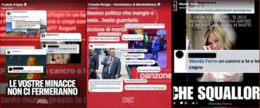 Insulti della sinistra, FdI smaschera e replica all’orrore