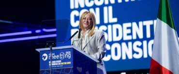 Giorgia Meloni al Meeting di Rimini