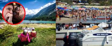 Sinistra tutta esaurita (come le località turistiche italiane). A Ferragosto sarà pienone al mare e in montagna