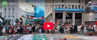 Milano, la solita propaganda pro-Pal si salda con gli “antifà” con  la scusa per attaccare il governo (video)