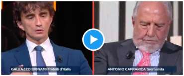 Bignami spiega bene dove sta l’odio politico: “Porto in fronte una cicatrice per una bastonata dei compagni” (video)