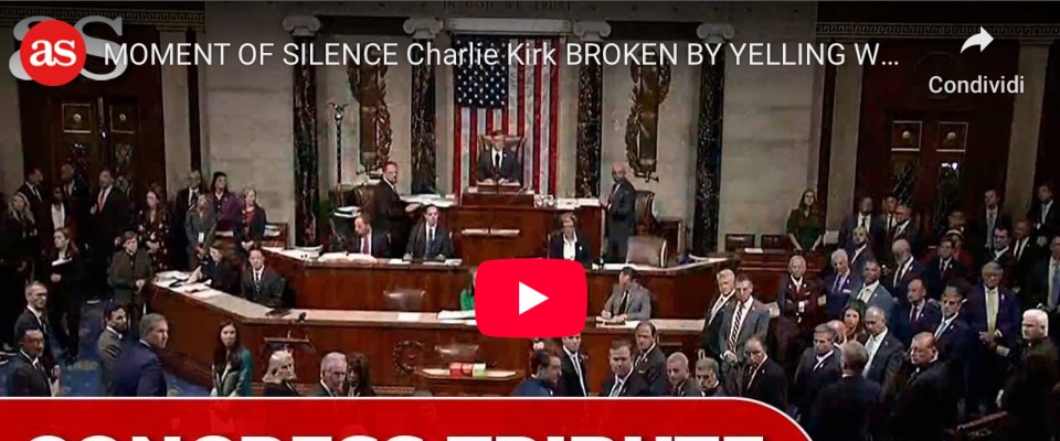 Usa, nessun rispetto dai Democratici: interrompono il momento di silenzio per Charlie Kirk alla Camera dei rappresentanti (video)