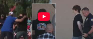 Usa, vandalizza il memoriale di Charlie Kirk davanti alla sede di Turning point: aveva la stessa maglietta del killer (video)