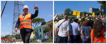 Gualtieri contestato a San Basilio per il black point: residenti sul piede di guerra (video)