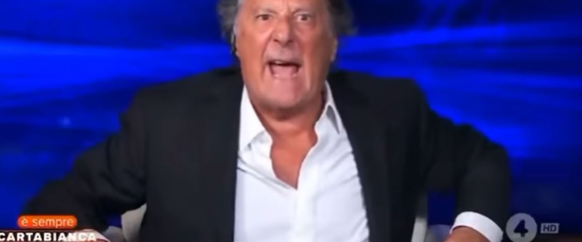 Iacchetti contro tutti, dopo la rissa tv, l’amaro sfogo: zero solidarietà dalla sinistra… Mi è rimasto solo Antonio Ricci