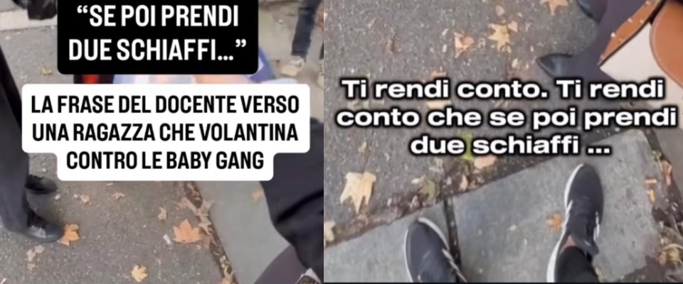 “Se prendi due schiaffi…”: la frase choc a una militante di Gioventù nazionale che volantinava contro i maranza