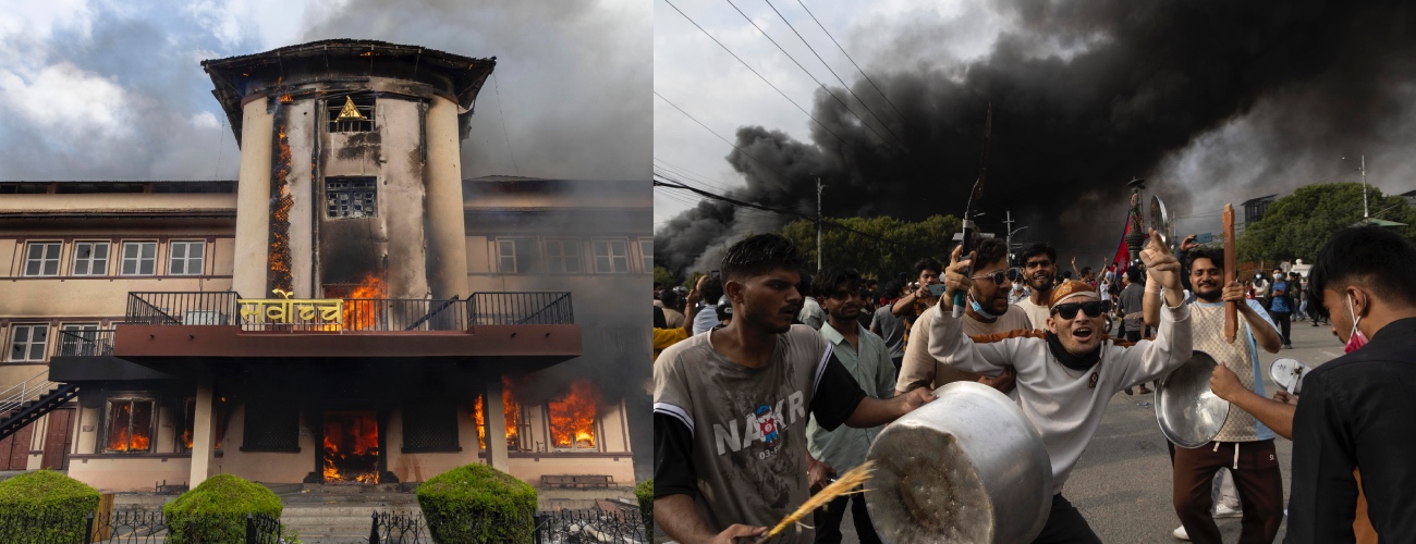 il nepal vieta i social rivolta di piazza parlamento in fiamme 20 morti e oltre 250 feriti