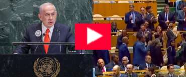 Netanyahu contestato all’assemblea dell’Onu: fischi e urla, molti delegati abbandonano l’aula (video)