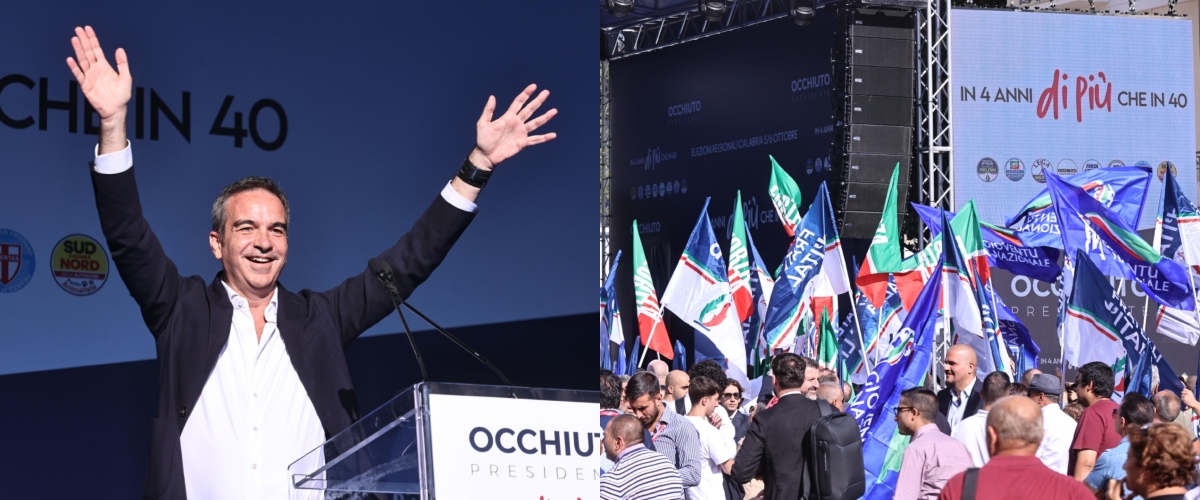 occhiuto infiamma lamezia abbiamo costruito una calabria orgogliosa dal centrosinistra campagna da sciacalli