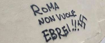 Scritte antisemite Parioli