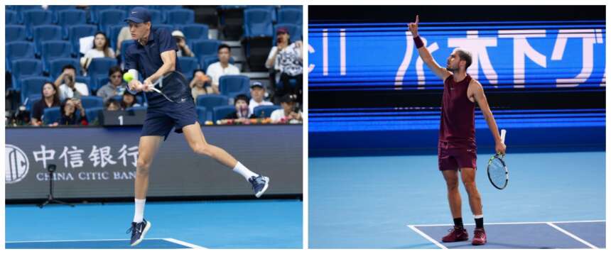 Sinner e Alcaraz si spartiscono l’Asia: l’italiano in finale al China Open di Pechino, lo spagnolo a Tokyo