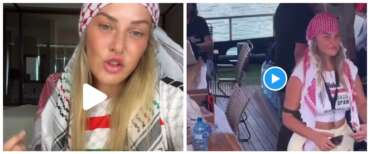 Chi è Ana Alcalde, la bionda ballerina della Freedom Flotilla, convertita all’Islam è la nuova eroina dei pro-pal (video)