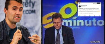 Anche Gianni Cerqueti tra gli odiatori di sinistra. Festeggia la “mira giusta” per Kirk ed esalta Odifreddi: “Sempre con lui”