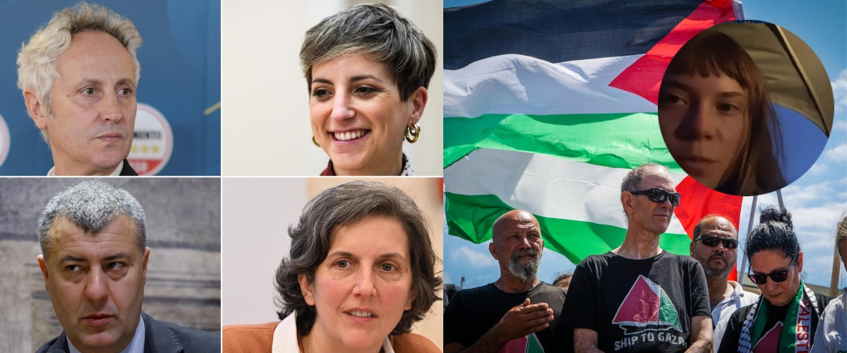 tutti a bordo la sinistra si attacca a greta e si imbarca sulla flottilla per gaza gasparri c8217232 chi va in crociera e chi aiuta