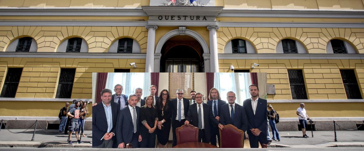 i centri sociali lanciano pietre noi portiamo fiori il gesto di solidariet224 di fdi milano verso le divise