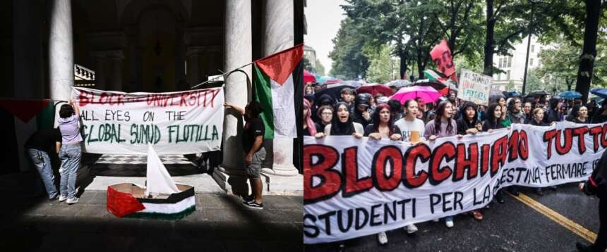 “Occupiamo tutte le università”: la minaccia dei bravi ragazzi di Cambiare rotta per Flotilla