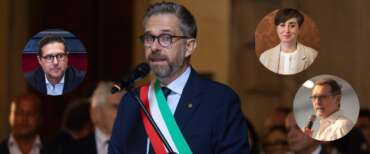 Il Pd scopre che a Bologna c’è un problema spacciatori. In foto il sindaco Lepore, alla sua sinistra l’assessore Madrid e il dem Lepore. A destra, il sottosegretario Molteni