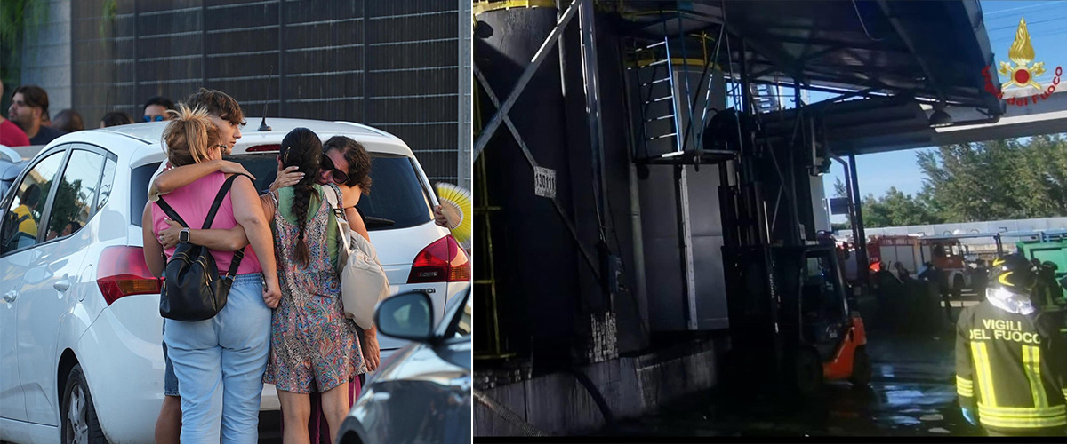 Strage sul lavoro a Marcianise. Esplode un silos (già chiuso in passato): tre operai morti, due feriti Strage sul lavoro a Marcianise. Esplode un silos (già chiuso in passato): tre operai morti, due feriti