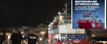 La ong Mediterranea paga cara la provocazione al governo: due mesi di stop e multa. Parte il delirante piagnisteo