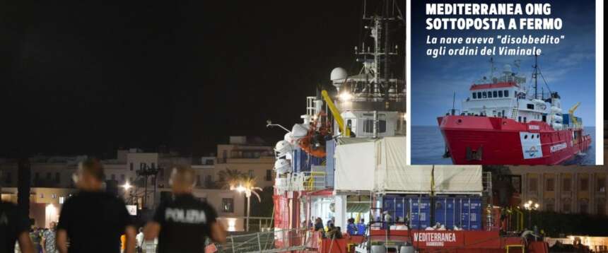 La ong Mediterranea paga cara la provocazione al governo: due mesi di stop e multa. Parte il delirante piagnisteo La ong Mediterranea paga cara la provocazione al governo: due mesi di stop e multa. Parte il delirante piagnisteo