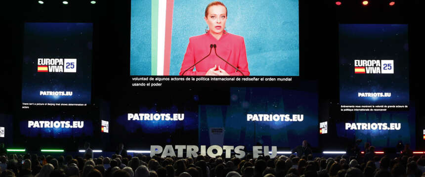Meloni galvanizza i patrioti spagnoli di Vox e ricorda Kirk: “Non ci intimidiranno, lottiamo per la libertà” (video) Meloni galvanizza i patrioti spagnoli di Vox e ricorda Kirk: “Non ci intimidiranno, lottiamo per la libertà” (video)