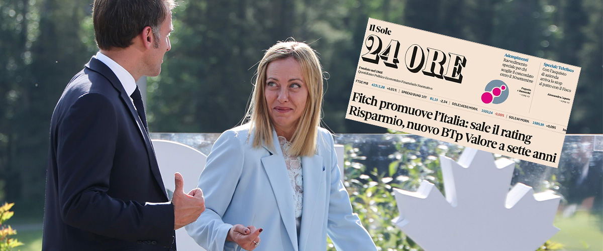 conti e affidabilit224 italia promossa dalle agenzie di rating francia declassata meloni che orgoglio