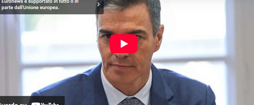 Lo scivolone di Sanchez, il pacifista: “Solo sanzioni a Israele, peccato che la Spagna non abbia il nucleare…” (video)
