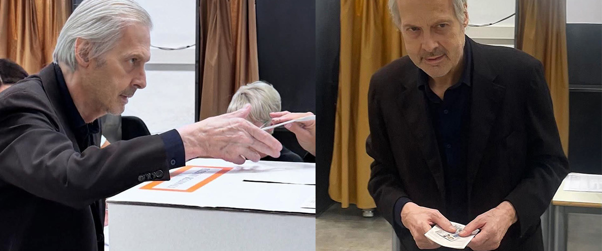 vittorio sgarbi va a votare e pubblica le prime foto dopo il ricovero sono pi249 marchigiano di un marchigiano8230