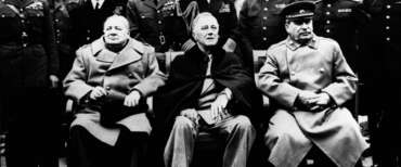Churchill, Roosevelt e Stalin a Yalta