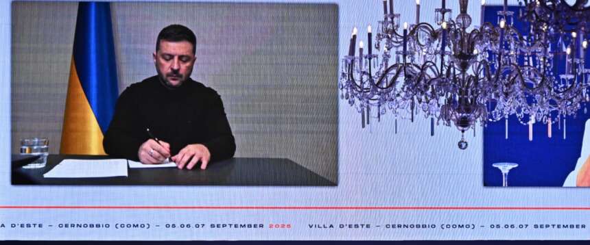 Zelensky da Cernobbio: pronti a fermare Mosca. Putin avverte: “Truppe Nato un bersaglio sensibile” Zelensky da Cernobbio: pronti a fermare Mosca. Putin avverte: “Truppe Nato un bersaglio sensibile”