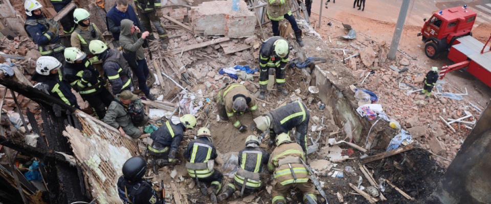 colpito un asilo a kharkiv dai droni russi un morto e sei feriti nell8217attacco nella notte mosca ha colpito anche kiev