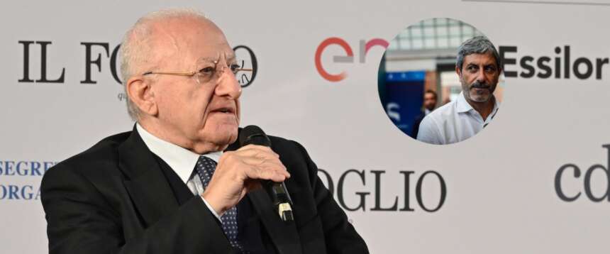 De Luca prende Fico a cannonate: “Il tempo delle scemenze ideologiche è finito. Ricorda che tu hai il 9%, io il 70” De Luca prende Fico a cannonate: “Il tempo delle scemenze ideologiche è finito. Ricorda che tu hai il 9%, io il 70”