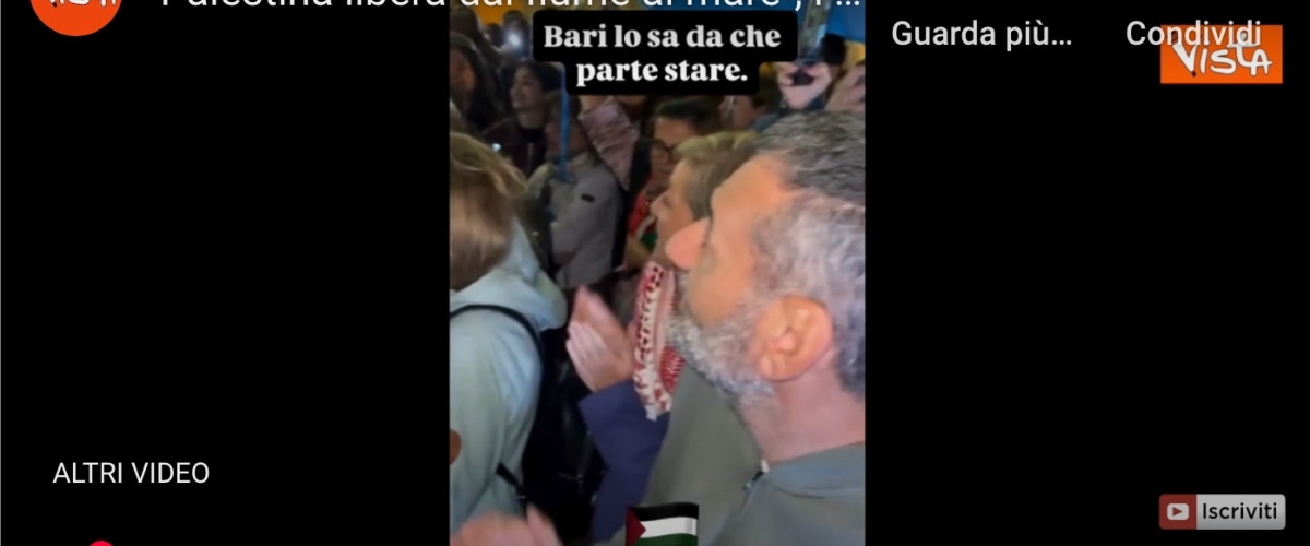 Bufera su Decaro: canta e posta i cori horror contro Israele “dal fiume al mare” (video)