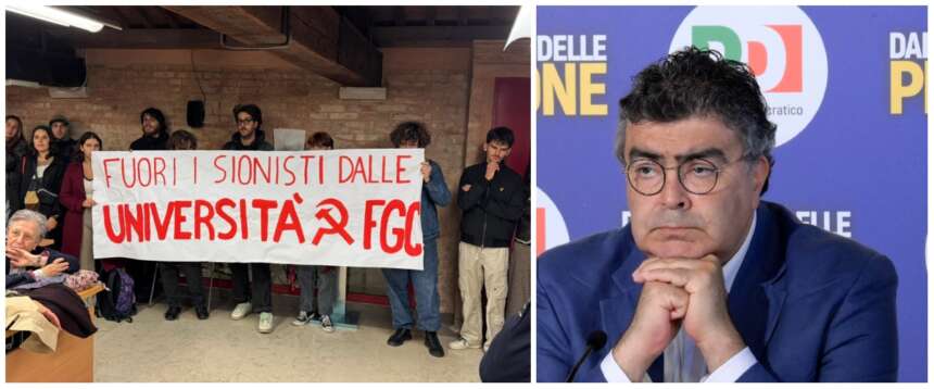 Sinistra antisemita, ecco le prove: il video dei pro-Pal comunisti che impediscono all’ebreo Fiano (Pd) di parlare Sinistra antisemita, ecco le prove: il video dei pro-Pal comunisti che impediscono all’ebreo Fiano (Pd) di parlare