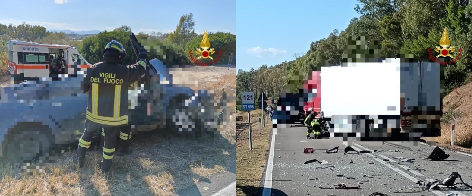 strage stradale nel materano 4 morti e 6 feriti le vittime viaggiavano sulla stessa vettura