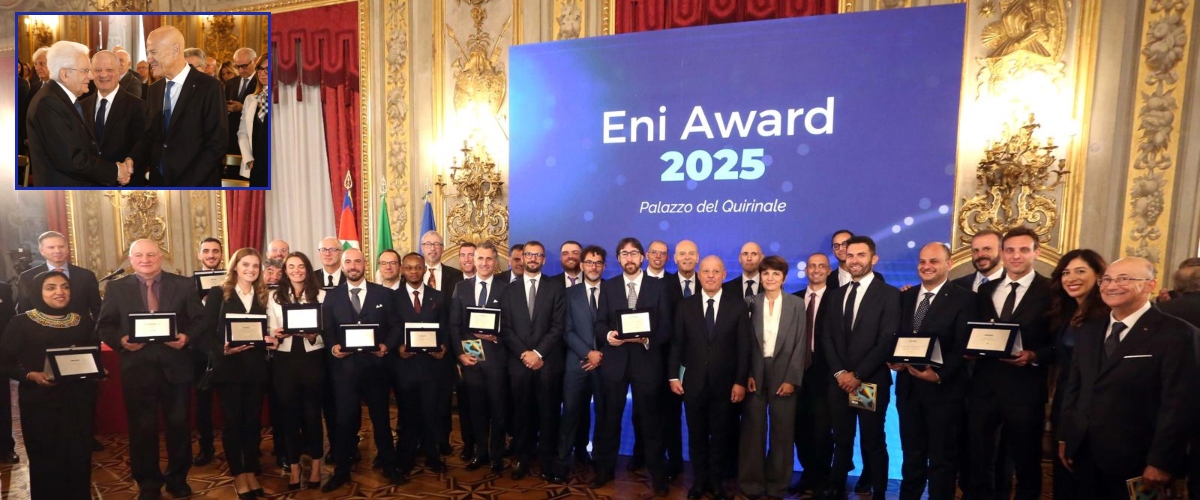 il futuro dell8217energia sfila al quirinale assegnati alla presenza di mattarella gli eni award 2025 a ricercatori e talenti emergenti
