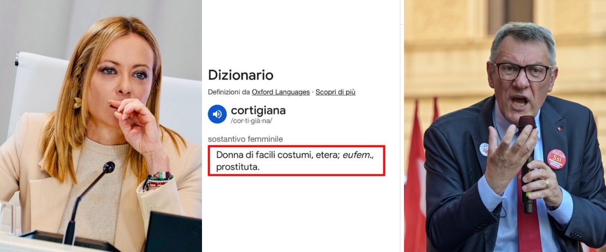 Vergogna Landini, Meloni: “Mi ha dato della cortigiana. Ecco a voi l’ultima diapositiva della sinistra che fa la morale sulle donne” Vergogna Landini, Meloni: “Mi ha dato della cortigiana. Ecco a voi l’ultima diapositiva della sinistra che fa la morale sulle donne”