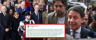 Conte sciacallesco su Meloni: “È scappata per non rispondere ai giornalisti”. Ma la premier era diretta ai funerali dei carabinieri
