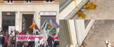 “Militanti di Pd e Cgil ci hanno insultato e lanciato uova contro la sede”: la denuncia di Pro vita (video)