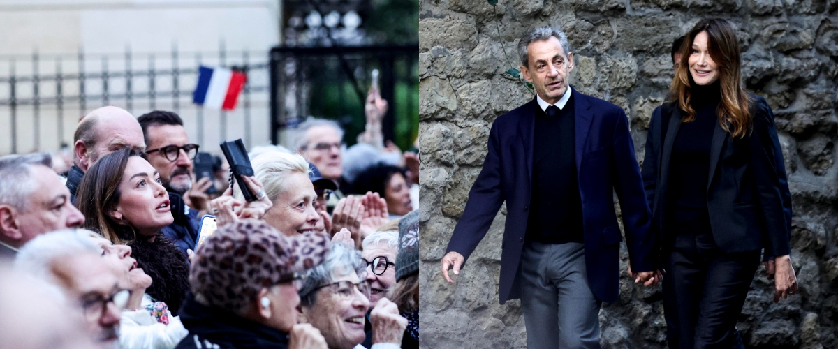L’ingresso in carcere di Sarkozy diventa show: mano nella mano con Carla, i sostenitori cantano la Marsigliese (video) L’ingresso in carcere di Sarkozy diventa show: mano nella mano con Carla, i sostenitori cantano la Marsigliese (video)
