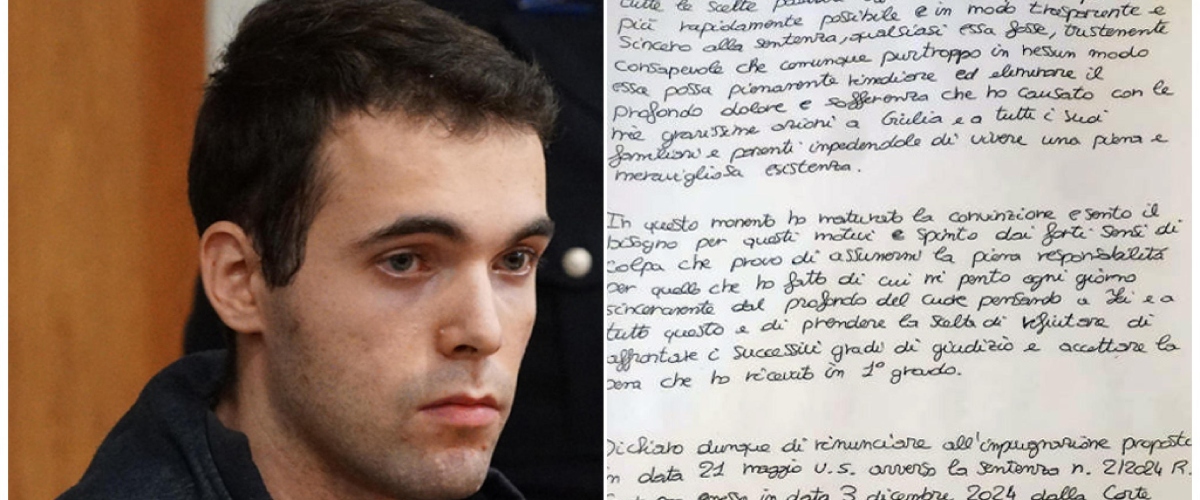 Numeri e prospettive che indignano, Turetta libero a 48 anni anche senza appello. E tra 9 potrà già uscire coi permessi