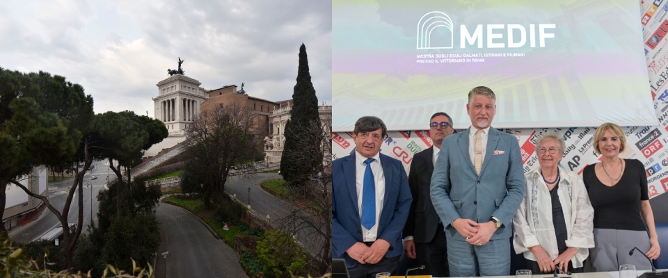 Al Vittoriano una nuova mostra sugli esuli istriani, dalmati e giuliani: ecco cosa prevede il progetto Medif Al Vittoriano una nuova mostra sugli esuli istriani, dalmati e giuliani: ecco cosa prevede il progetto Medif