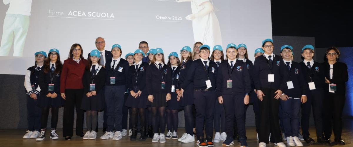 La premiazione delle scuole vincitrici del contest di Acea “Alla ricerca della goccia perduta”