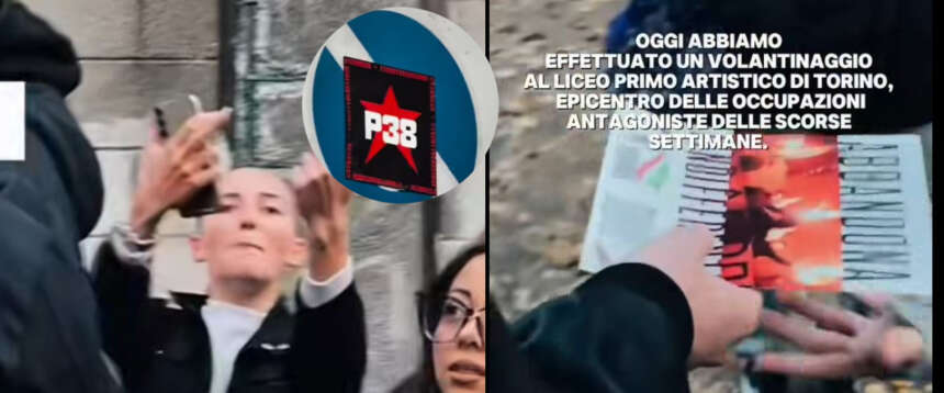 Torino, i collettivi “pacifisti” impediscono il volantinaggio di Gioventù nazionale: “Ti ammazzo, fuori i fasci…” (video) Torino, i collettivi “pacifisti” impediscono il volantinaggio di Gioventù nazionale: “Ti ammazzo, fuori i fasci…” (video)