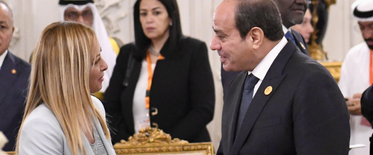 A Sharm il bilaterale Meloni-al Sisi: insieme per la pace in Medioriente. “Ora al lavoro per la soluzione dei due Stati”