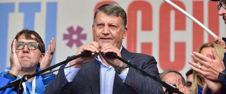 Il segretario della Uil, Pierpaolo Bombardieri Il segretario della Uil, Pierpaolo Bombardieri