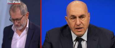 Crosetto stronca Formigli e Montanari, il conduttore va in tilt e ministro lo trafigge con ironia: “Non volevo rompere il suo giocattolo…” (video)